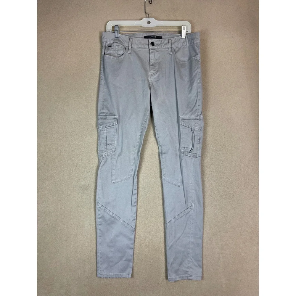 Joe's Jeans Women's Cargo Pants‎ Size 30 Light Gray Utility Casual Trousers